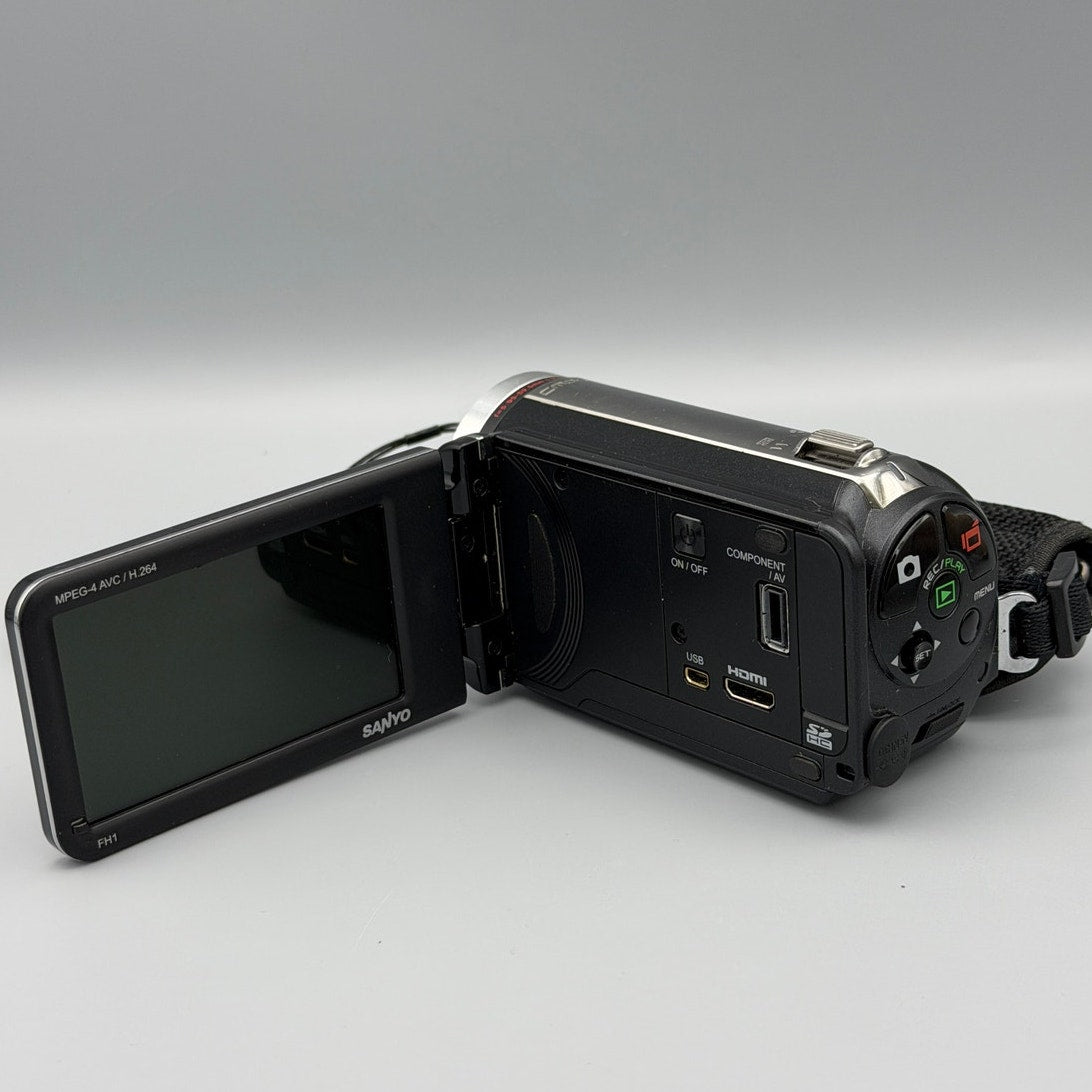 Sanyo Xacti VPC-FH1 Digital Camcorder | Full HD 1080p | Black