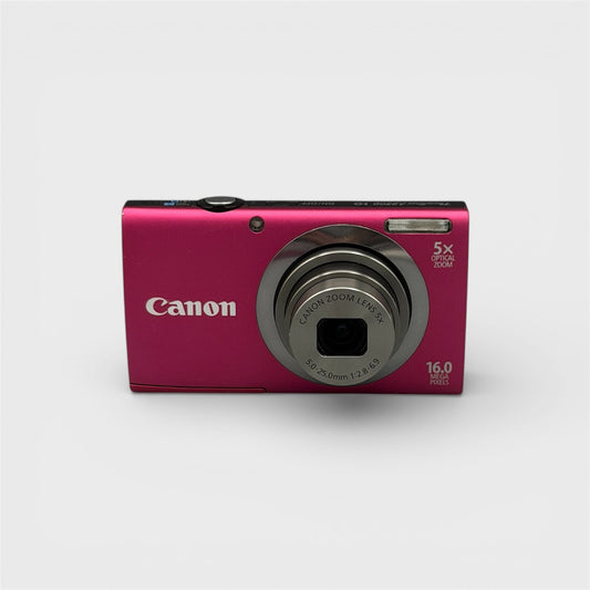 Canon PowerShot A2300 Pink Digital Camera - Retro Digitals