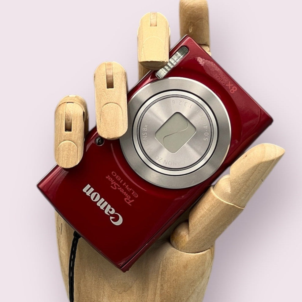 Canon PowerShot ELPH 180 Digital Camera Red- Retro Digitals