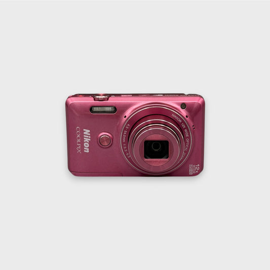 Nikon Coolpix S6900 Pink Digital Camera Flip Screen
