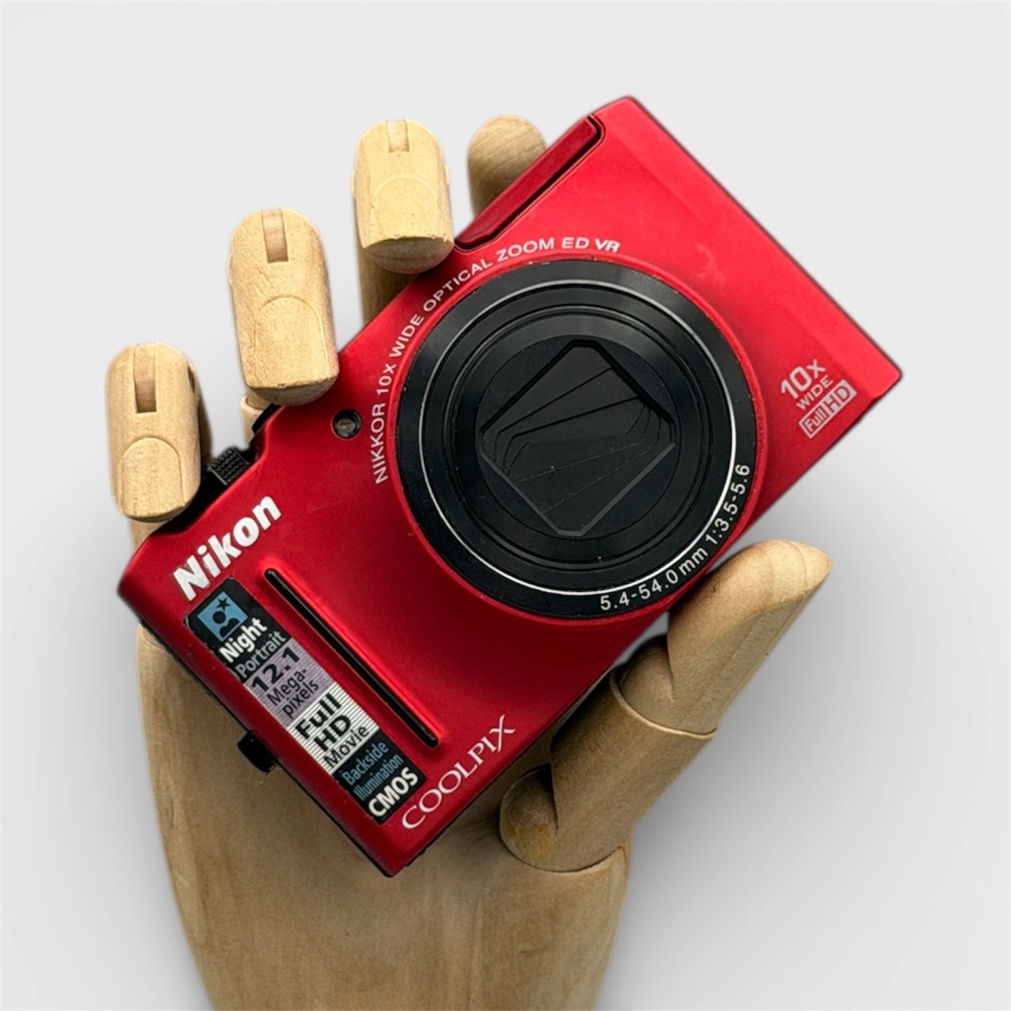 Nikon Coolpix S8100 Digital Camera Red - Retro Digitals