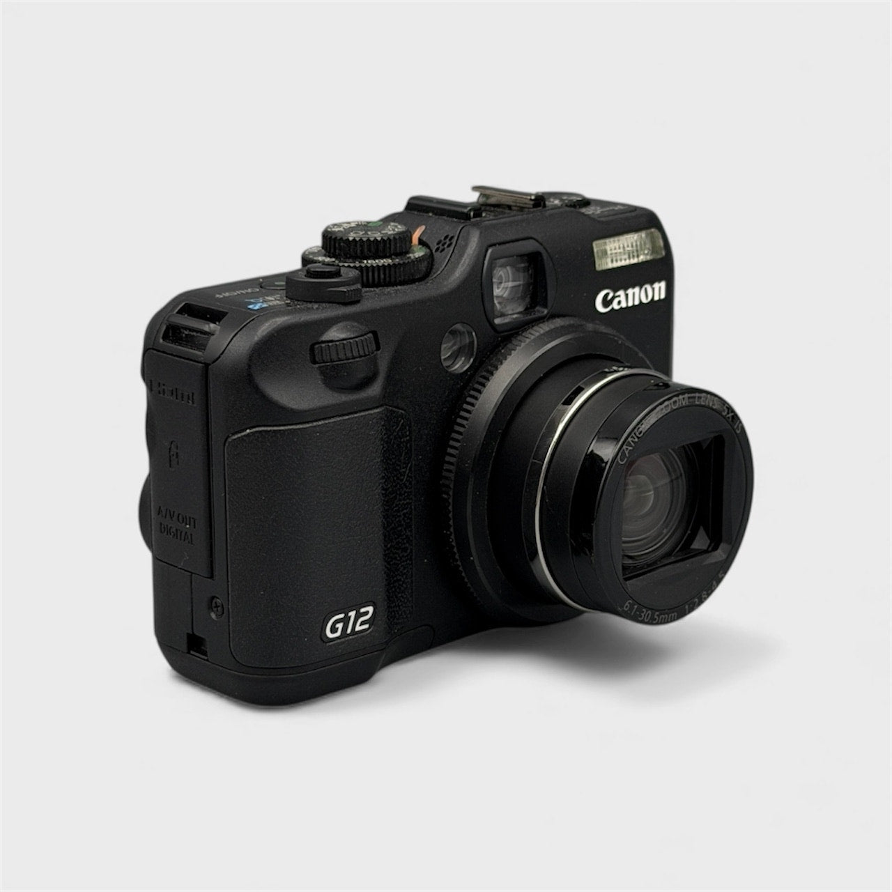 Canon PowerShot G12 Digital Camera | 10MP CCD, Flip Screen, 5x