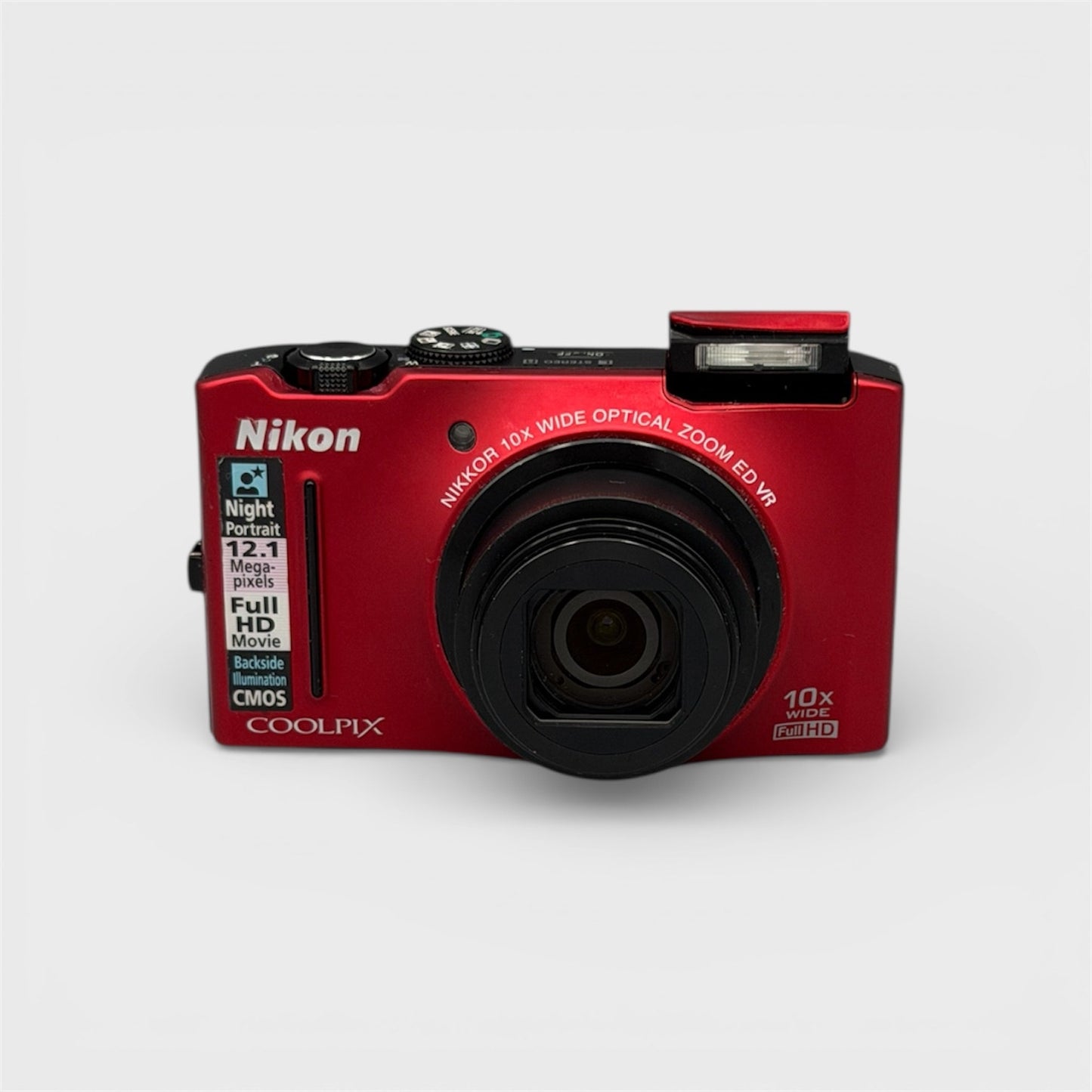 Nikon Coolpix S8100 Digital Camera Red - Retro Digitals
