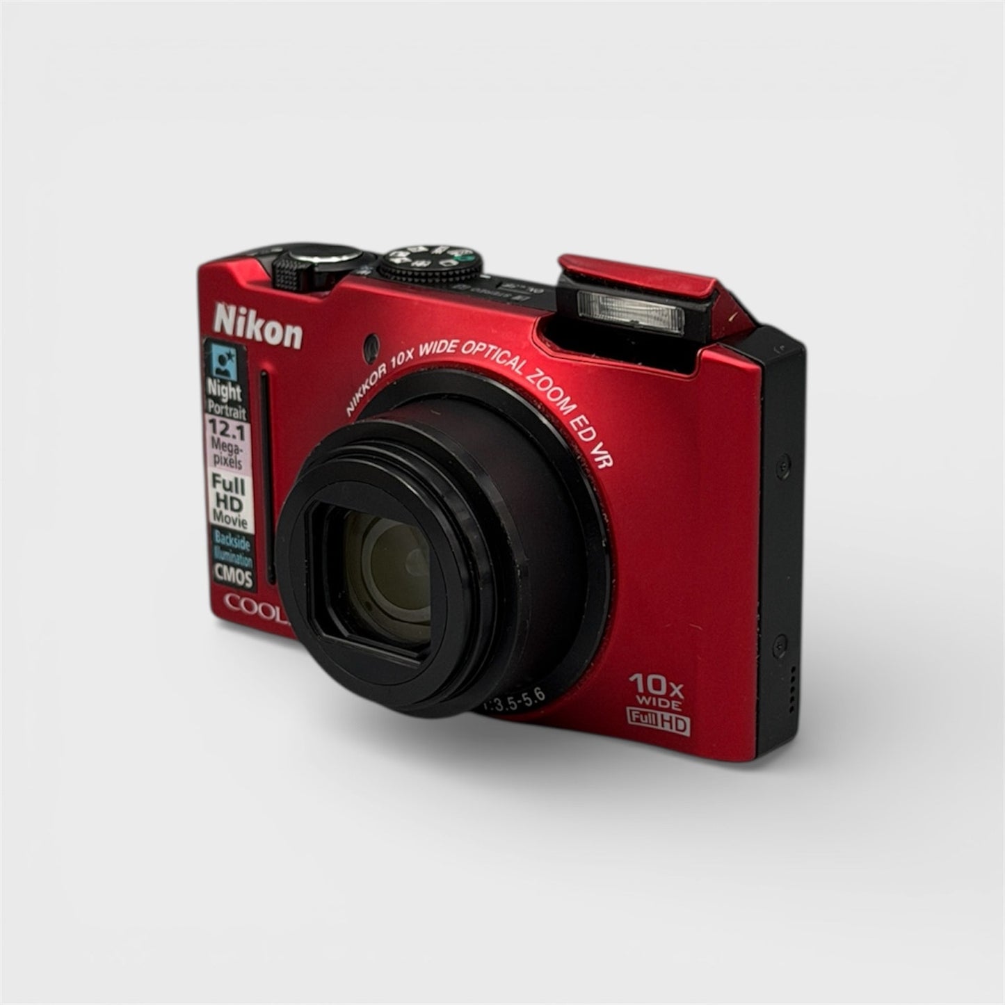 Nikon Coolpix S8100 Digital Camera Red - Retro Digitals