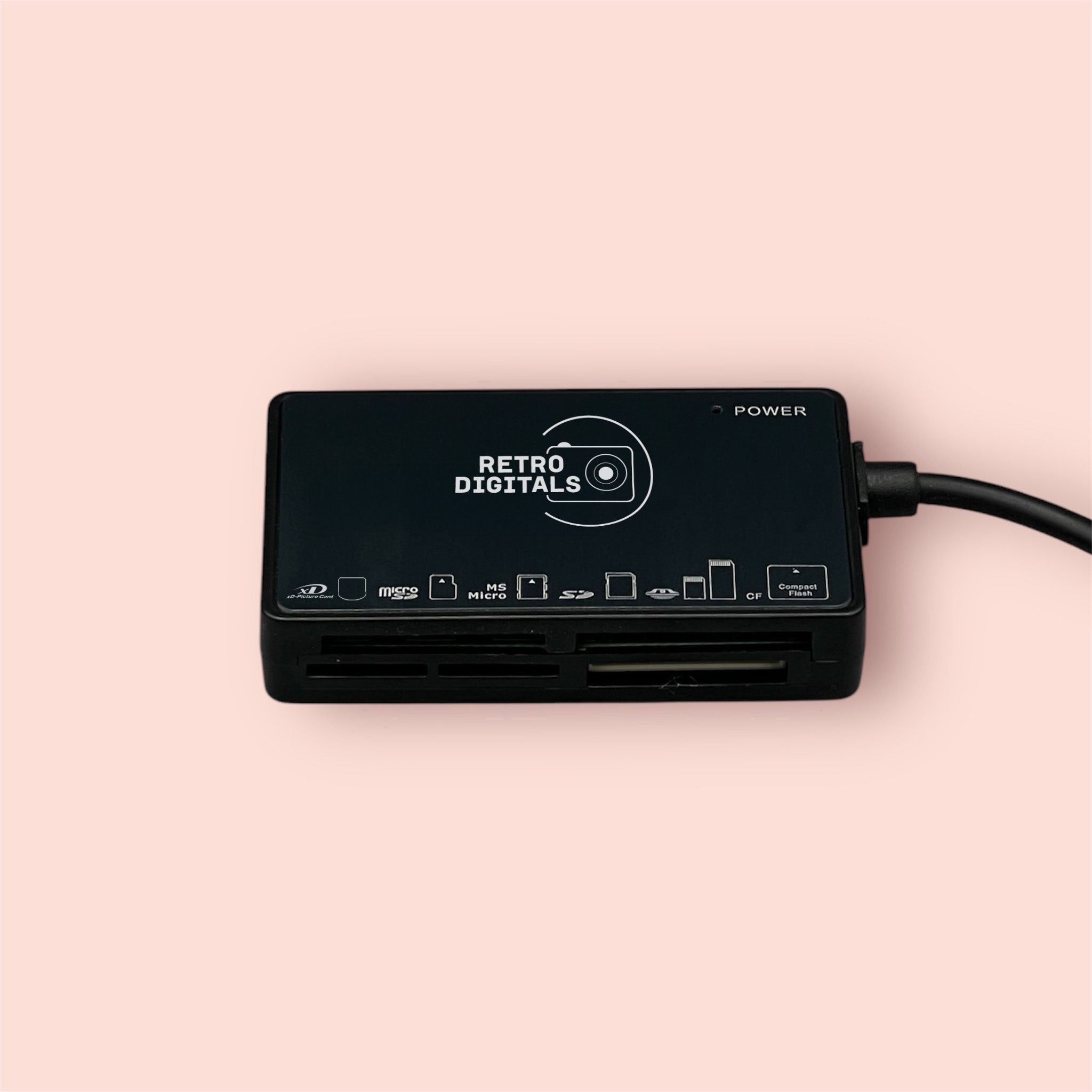 Camera Card Rader 6-in-1 Universal Memory Card Reader for Vintage Digital Cameras – Retro ...