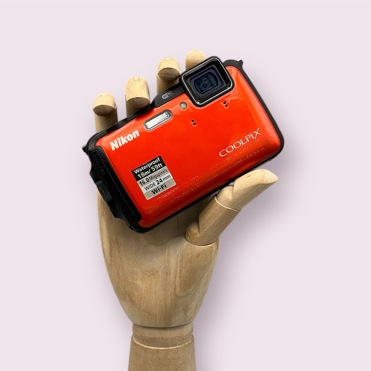 Nikon Coolpix AW120 Orange - 16MP Waterproof Digital Camera with 