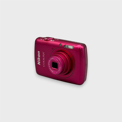 Nikon Coolpix S01 Pink Digital Camera - Retro Digitals