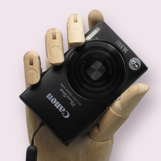Canon Powershot ELPH 320 HS Black - Retro Digitals