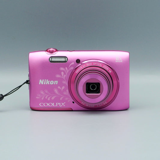 Nikon Coolpix S3600 Floral Pink Digital Camera
