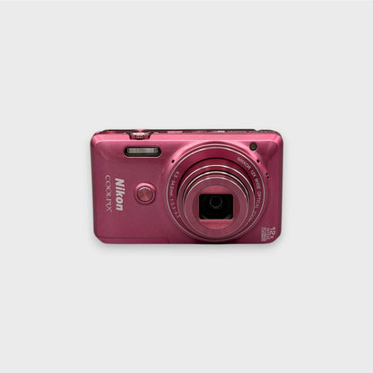 Nikon Coolpix S6900 Pink Digital Camera Flip Screen