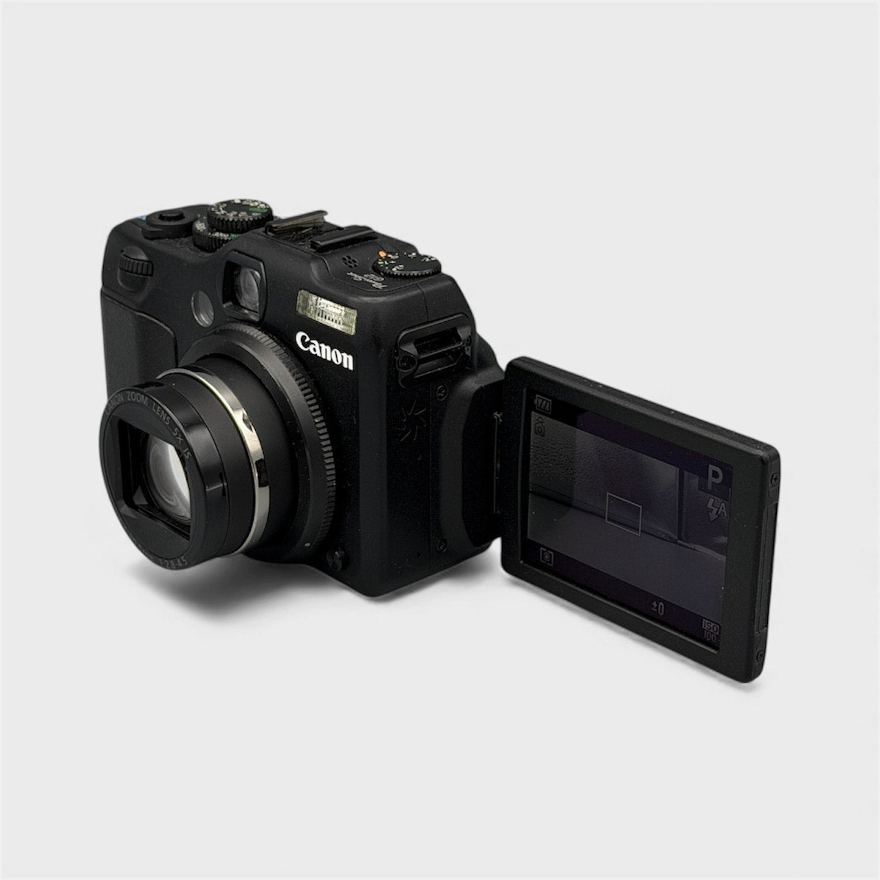 Canon PowerShot G12 Digital Camera | 10MP CCD, Flip Screen, 5x