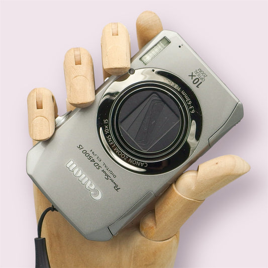 Canon PowerShot SD4500 IS Digital Camera | 10MP | Silver