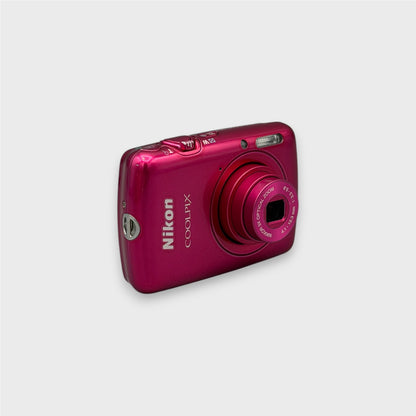 Nikon Coolpix S01 Pink Digital Camera - Retro Digitals
