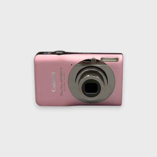 Canon PowerShot SD1300 IS Pink Digital Camera - Retro Digitals