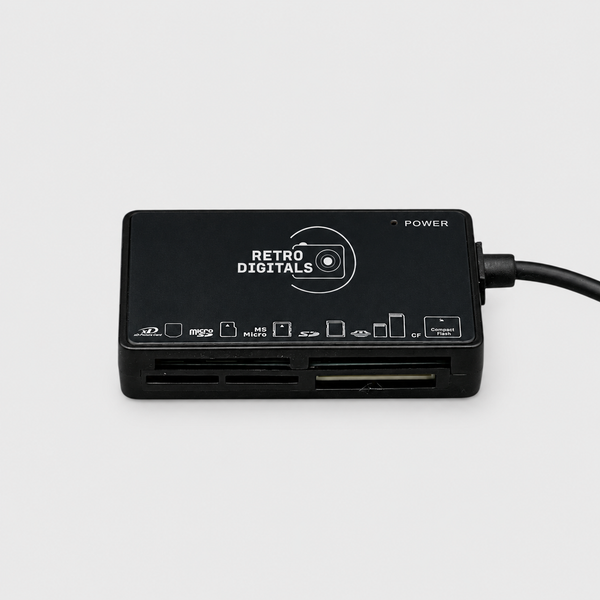 6-in-1 Universal Memory Card Reader for Vintage Digital Cameras