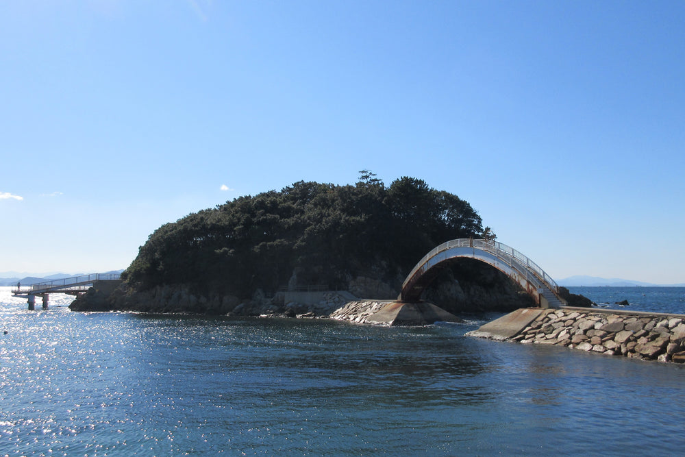 Benten Island and arched footbridge