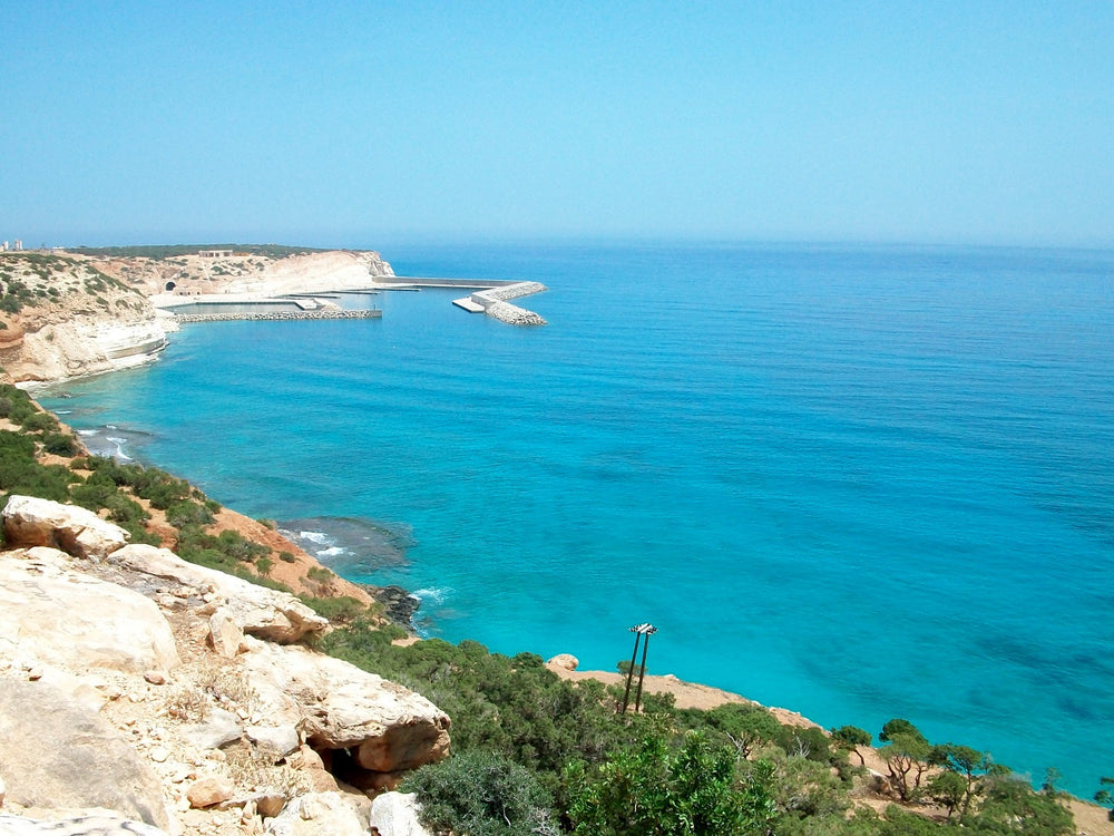 Turquoise water at Ras al Helal