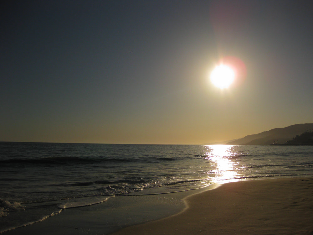 Pacific sunset at Will Rogers Beach
